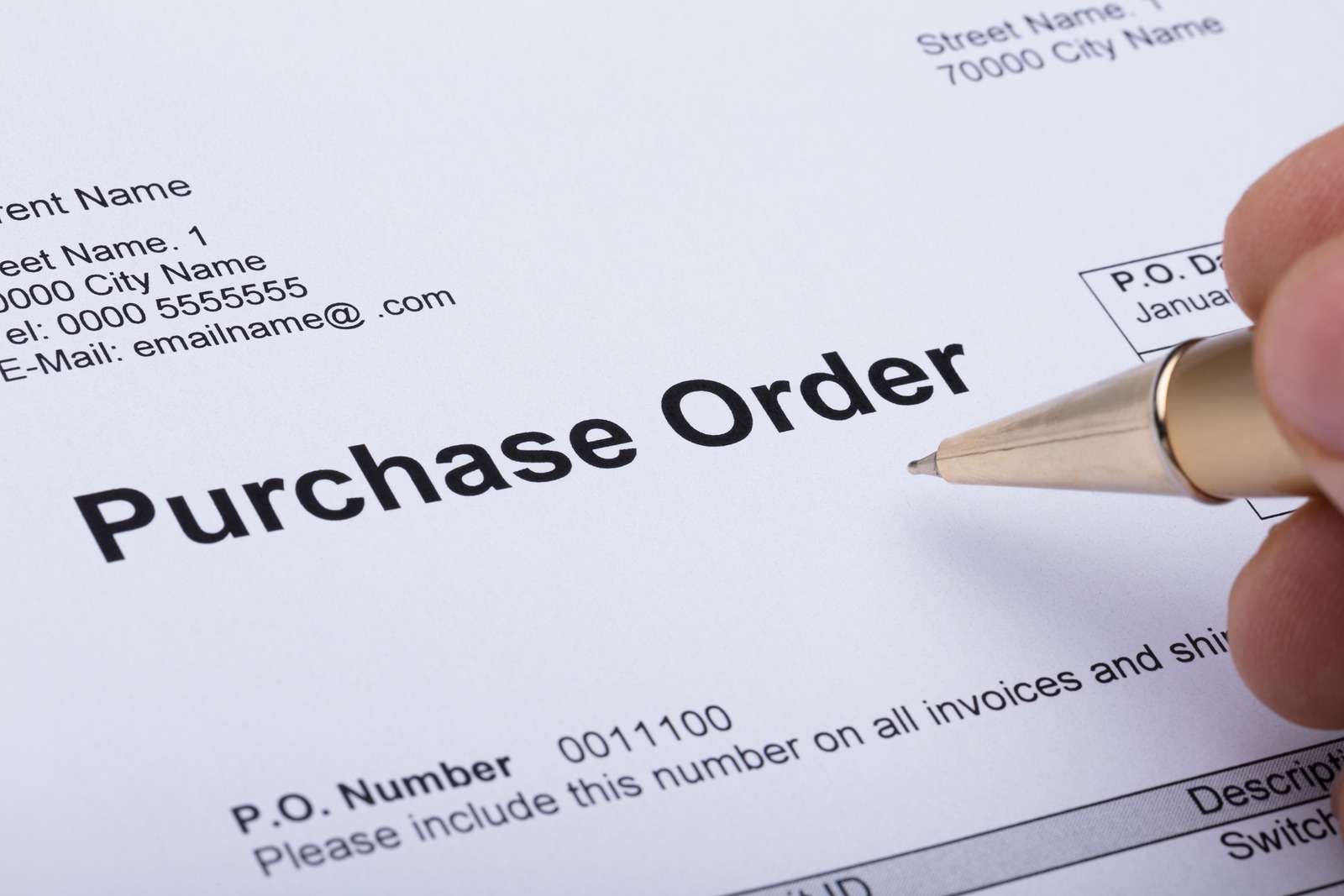 purchase order funding