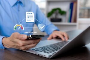 Small business searching online for information about credit union business loans